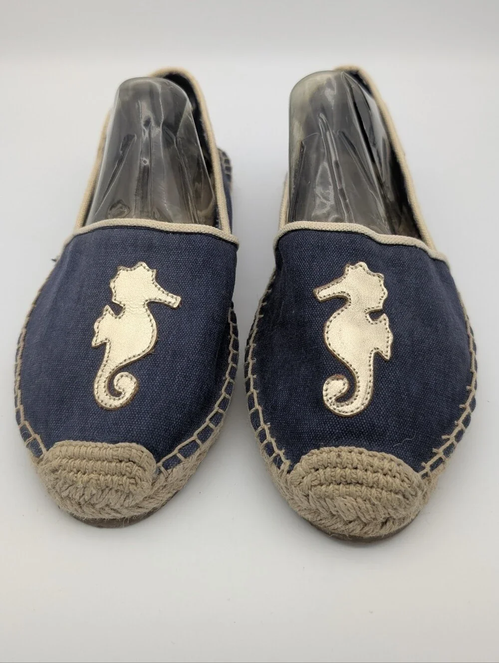Lilly Pulitzer Canvas Espadrilles with Seahorse Accent